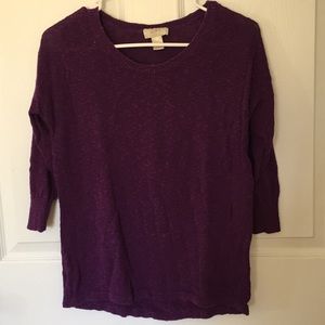 Purple Ann Taylor Loft sweater